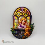 Akrylová závesná dekorácia – Rapunzel