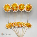 Pap.zápich na tortu – slniečko