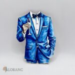 dekorácia na tortu/magnetka Muž v obleku – ELEGÁN