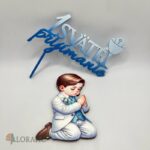 dekorácia na tortu - prijímanie – Set chlapček /3 varianty – Obrázok 2