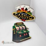 dekorácia na tortu / magnetka - Poker Casino Night – Obrázok 2