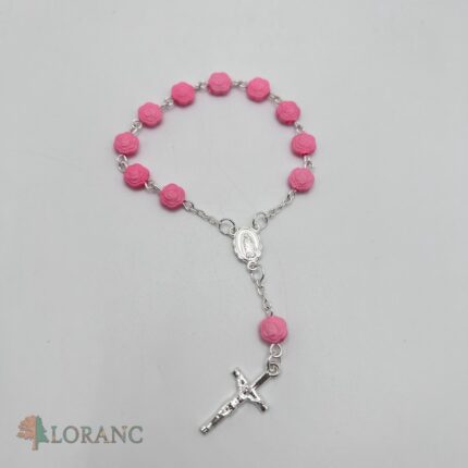 dekorácia na tortu/ruženec ružový – pátričky 03