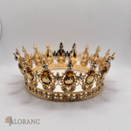 Dekorácia na tortu – Princeznovská korunka /zlatá/ 11