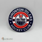 dekorácia na tortu/magnetka - HK Edmonton Oilers - logo