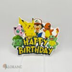 pap. zápich na tortu Happy Birthday – Pokémon 04 – Obrázok 2