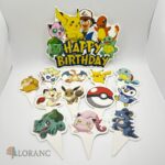 pap. zápich na tortu Happy Birthday – Pokémon 04