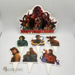 pap. zápich na tortu Happy Birthday - Stranger Things