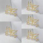 pl.nápis na tortu – Happy Birthday SADA 05 /zlatá/ 5 PACK