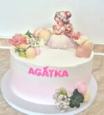 Dekorácia na tortu/magnetka prijímanie – modliace sa dievčatko + kalich + biblia 01 – Obrázok 4