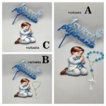 dekorácia na tortu - prijímanie – Set chlapček /3 varianty