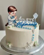 dekorácia na tortu - prijímanie – Set chlapček /3 varianty – Obrázok 5