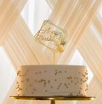 pl.zápich na tortu – Sada – Happy Birthday 09 /zlatá/ 3PACK – Obrázok 2