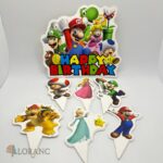 pap. zápich na tortu Happy Birthday – Super Mario