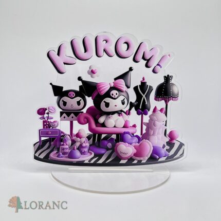 Akrylová stojaca dekorácia - Kuromi