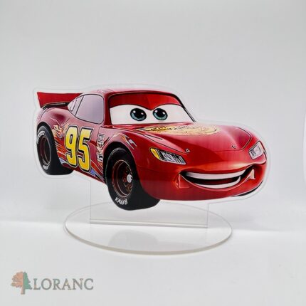 Akrylová stojaca dekorácia - Cars Blesk McQueen
