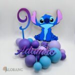 Sada STITCH 02 dekorácia na tortu /meno+číslo+magnetka+guličky/