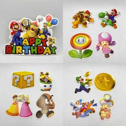 pap. zápich na tortu Happy Birthday – Super Mario 06