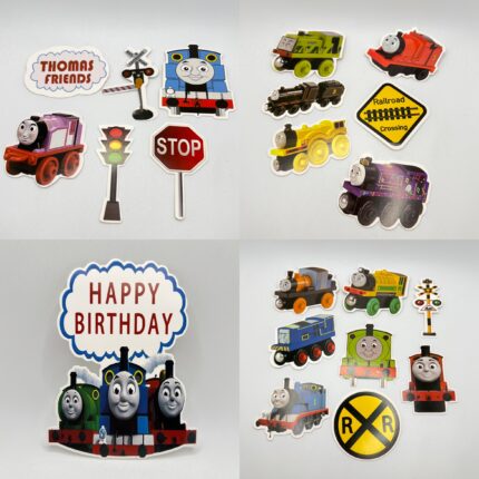 pap. zápich na tortu – Happy Birthday – Vláčik – Lokomotíva Tomáš