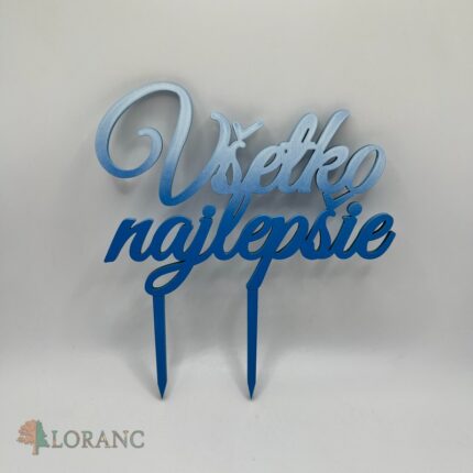 Všetko najlepšie /14/modrá/