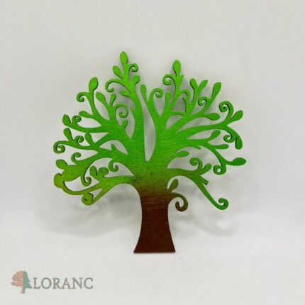 drevená dekorácia na tortu - strom