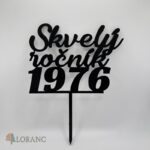 drevený zápich na tortu - Skvelý ročník 1976