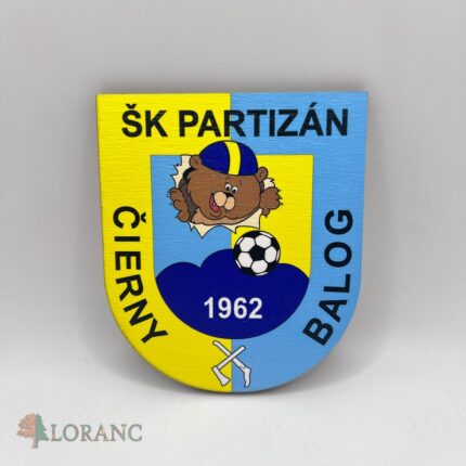 Dekorácia na tortu/magnetka - FK ŠK Partizán Čierny Balog 02