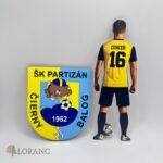 Dekorácia na tortu/magnetka - FK ŠK Partizán Čierny Balog 02 – Obrázok 2