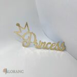 dekorácia na tortu/plastový nápis – Princess