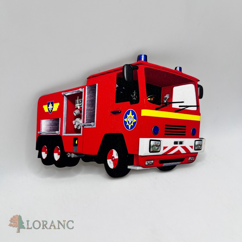 IMG_0772 dekorácia na tortu/magnetka – Požiarnicke auto 03 – Obrázok 1