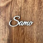 dekorácia na tortu – meno – Samo