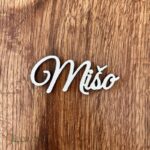 dekorácia na tortu – meno – Mišo