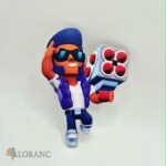 dekorácia na tortu/magnetka – BRAWL STARS – BROCK