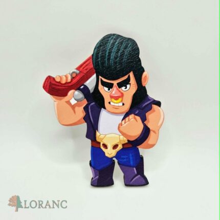 dekorácia na tortu/magnetka - BRAWL STARS - BULL