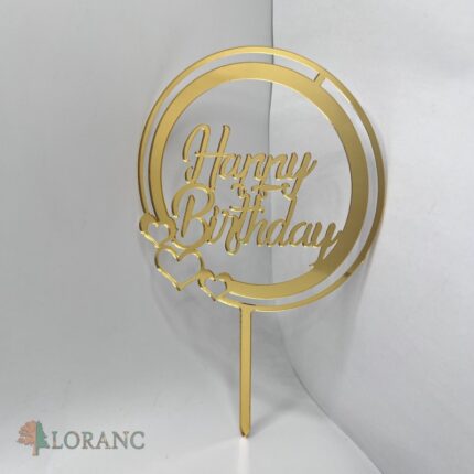 pl.zápich na tortu – Happy Birthday /Zlatá 25/