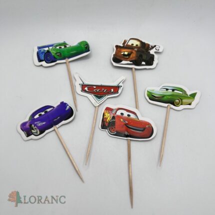 Zápich do cupcakes - Cars 01 /6 ks/