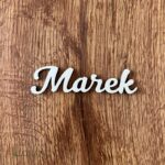 Drevený výrez meno Marek 02