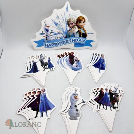Pap.zápich na tortu Happy Birthday – Frozen 05