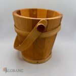 drevené vedierko výška 10 cm