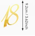 plastové dekoračné číslo 18 – Obrázok 3