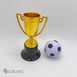 Dekorácia na tortu – Trofej/Pohár + futbalová lopta – Obrázok 3