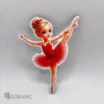 dekorácia na tortu/magnetka – Baletka /06/