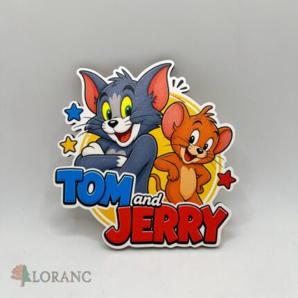 dekorácia na tortu / magnetka – Tom a Jerry 04