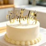 pl.nápis na tortu – Happy Birthday /Zlatá 32/ – Obrázok 2