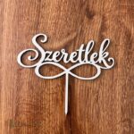 zápich na tortu – Szeretlek