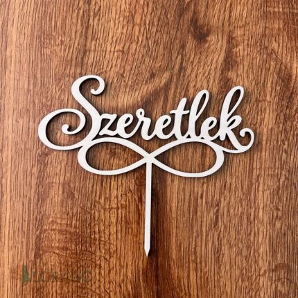 zápich na tortu – Szeretlek