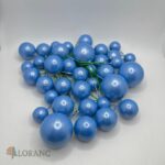 Dekorácia na tortu – Modré guličky 09 /perleťová/ – Obrázok 2