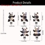Akrylový zápich na tortu - Panda – Obrázok 3